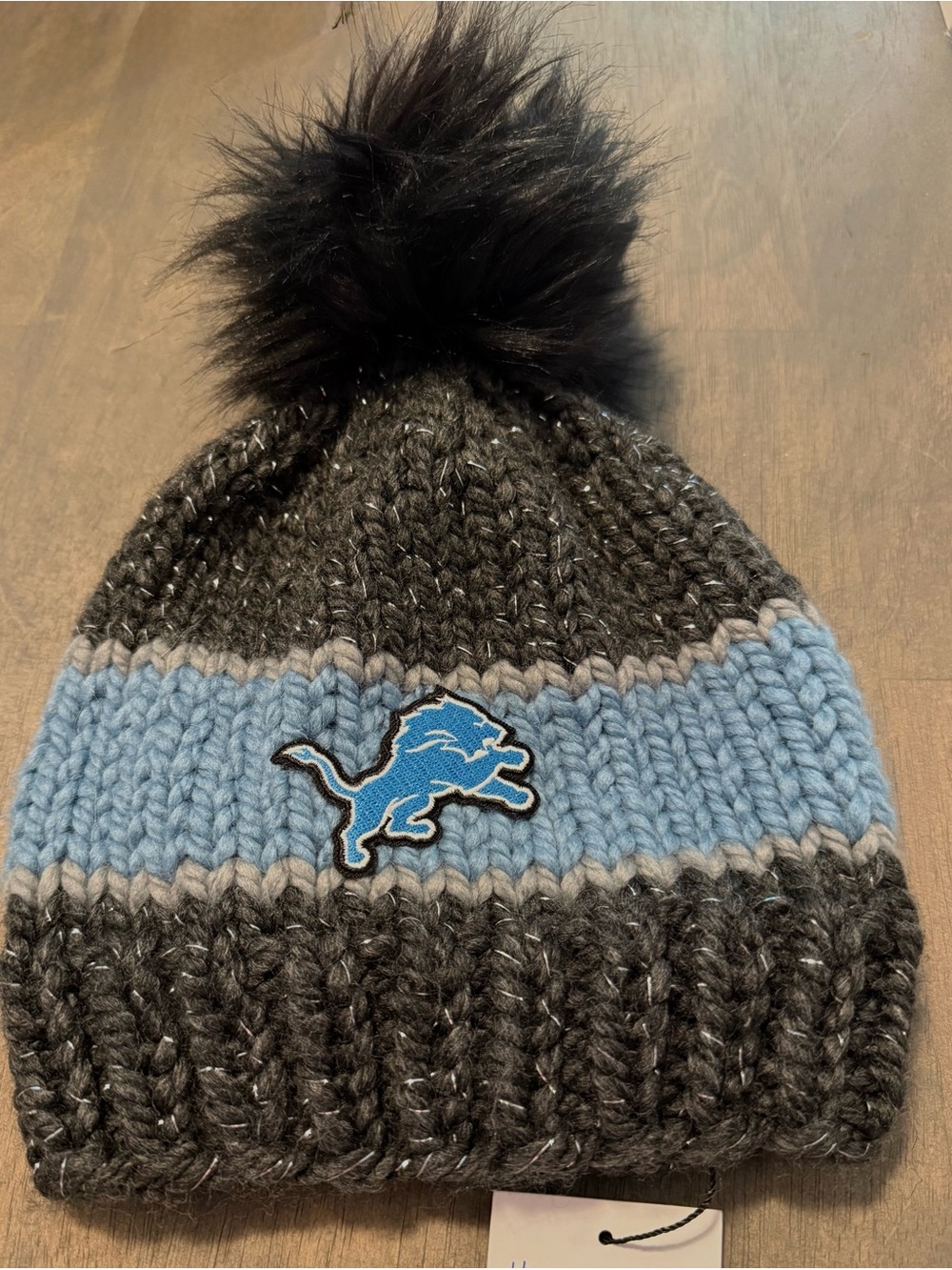 Detroit Lions Knit Pom Beanie